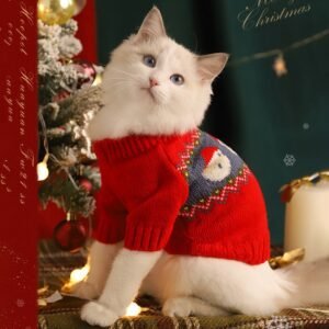 Cat Clothes Christmas Sweater - PIKAPIKA