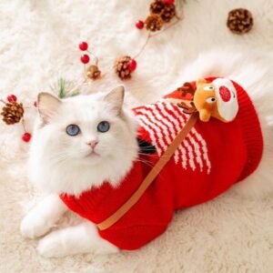 Cat Clothes Christmas Sweater - PIKAPIKA